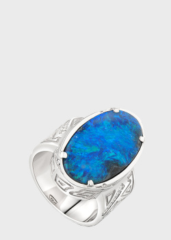 Золотой перстень Art Vivace Jewelry с австралийским опалом, фото